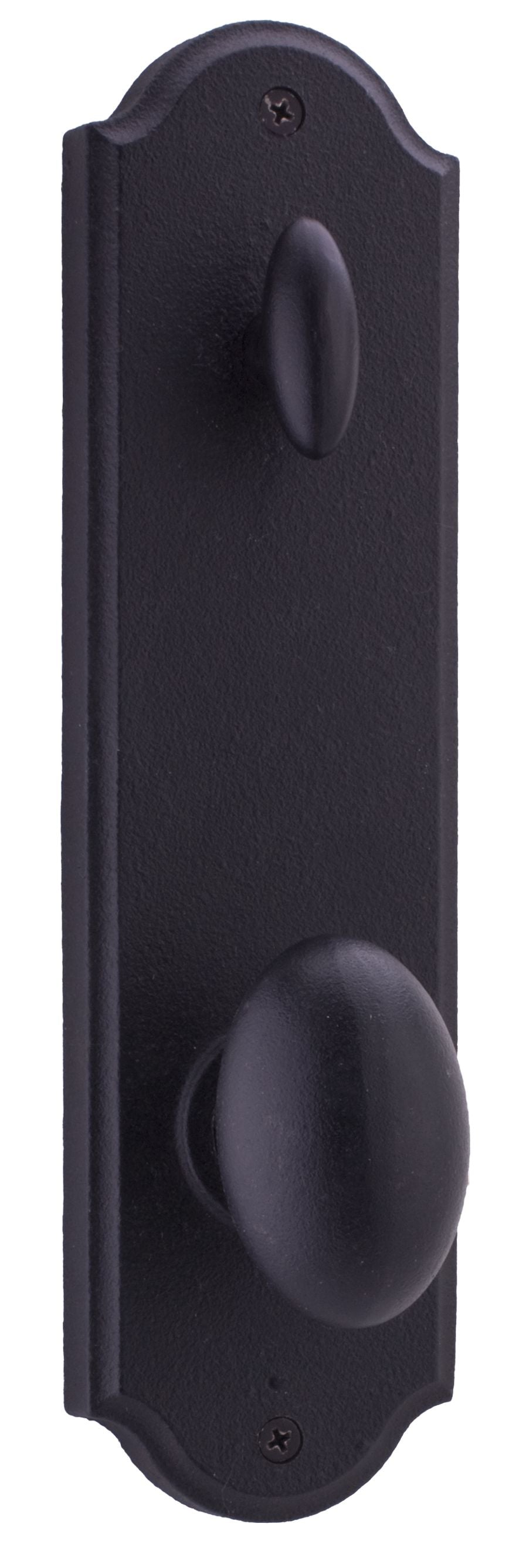 Weslock Durham Single Cylinder Handleset Trim for Stonebriar or Wiltshire with Adjustable Latch and Round Corner Strikes Weslock