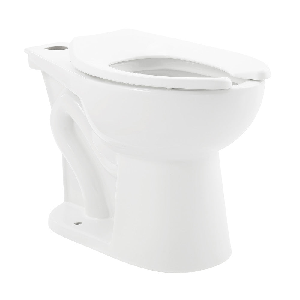 Swiss Madison Sirene Floor-Mounted Comfort Height Commercial Elongated Top Flush Spud Flushometer Toilet Bowl Swiss Madison