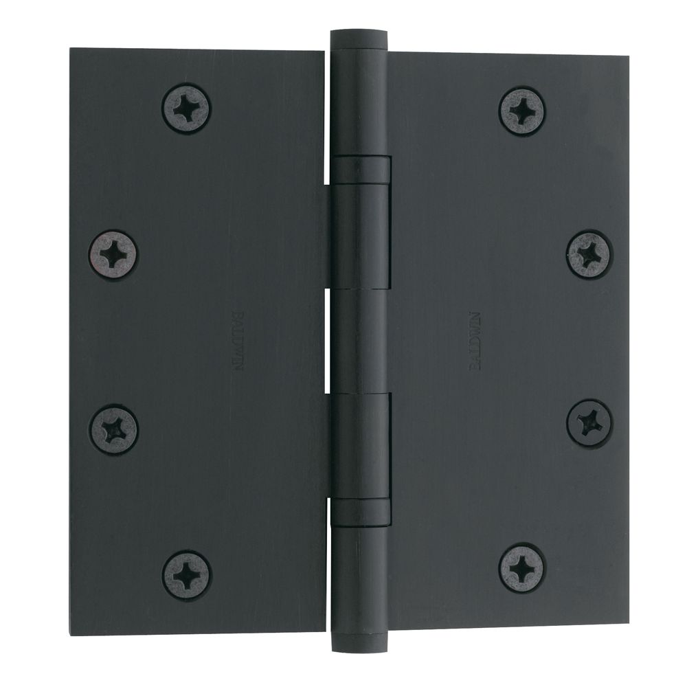 Baldwin 5" x 5" Ball Bearing Mortise Square Hinge Non-Removable Pin Baldwin Estate