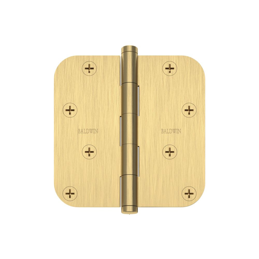 Baldwin 4" X 4" - 5/8" Radius Mortise Hinge Baldwin Estate