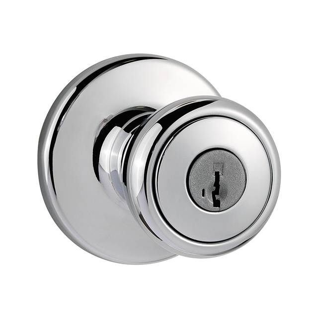 Kwikset Tylo Knob Entry Door Lock with 6AL Latch and RCS Strike Kwikset