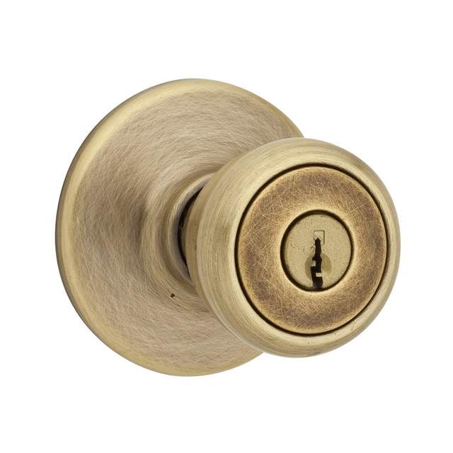Kwikset Tylo Knob Entry Door Lock with 6AL Latch and RCS Strike Kwikset