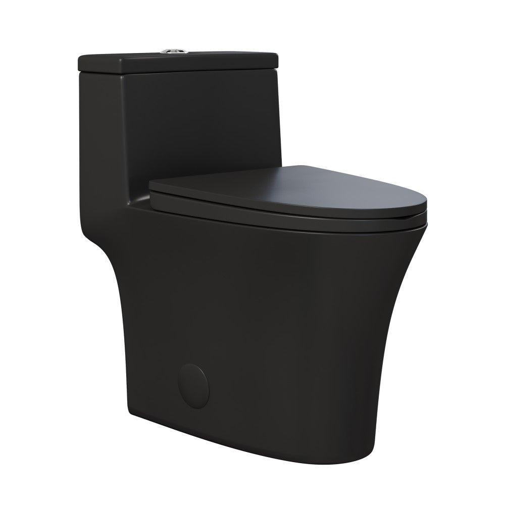 Swiss Madison Bastille One-Piece 12" Rough-in 1.1/1.6 GPF Dual Top Flush Elongated Toilet Swiss Madison