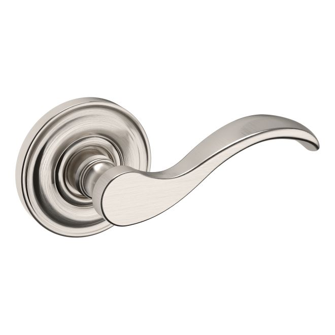 Baldwin 5455 Left Hand Single Dummy Preconfigured 5455V Lever with 5048 Rose Baldwin Estate