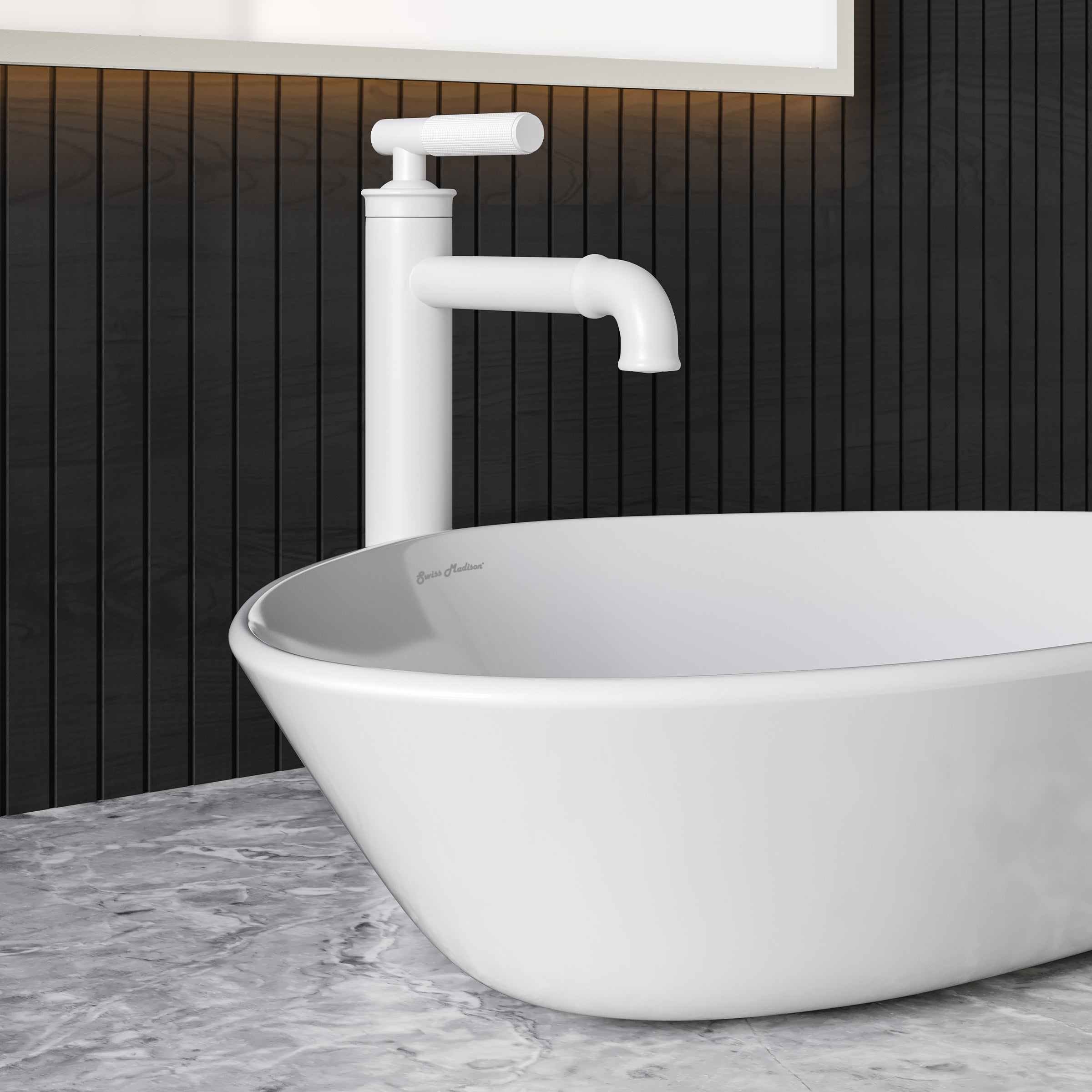 Swiss Madison Avallon Single Hole, Single-Handle Sleek, High Arc Bathroom Faucet