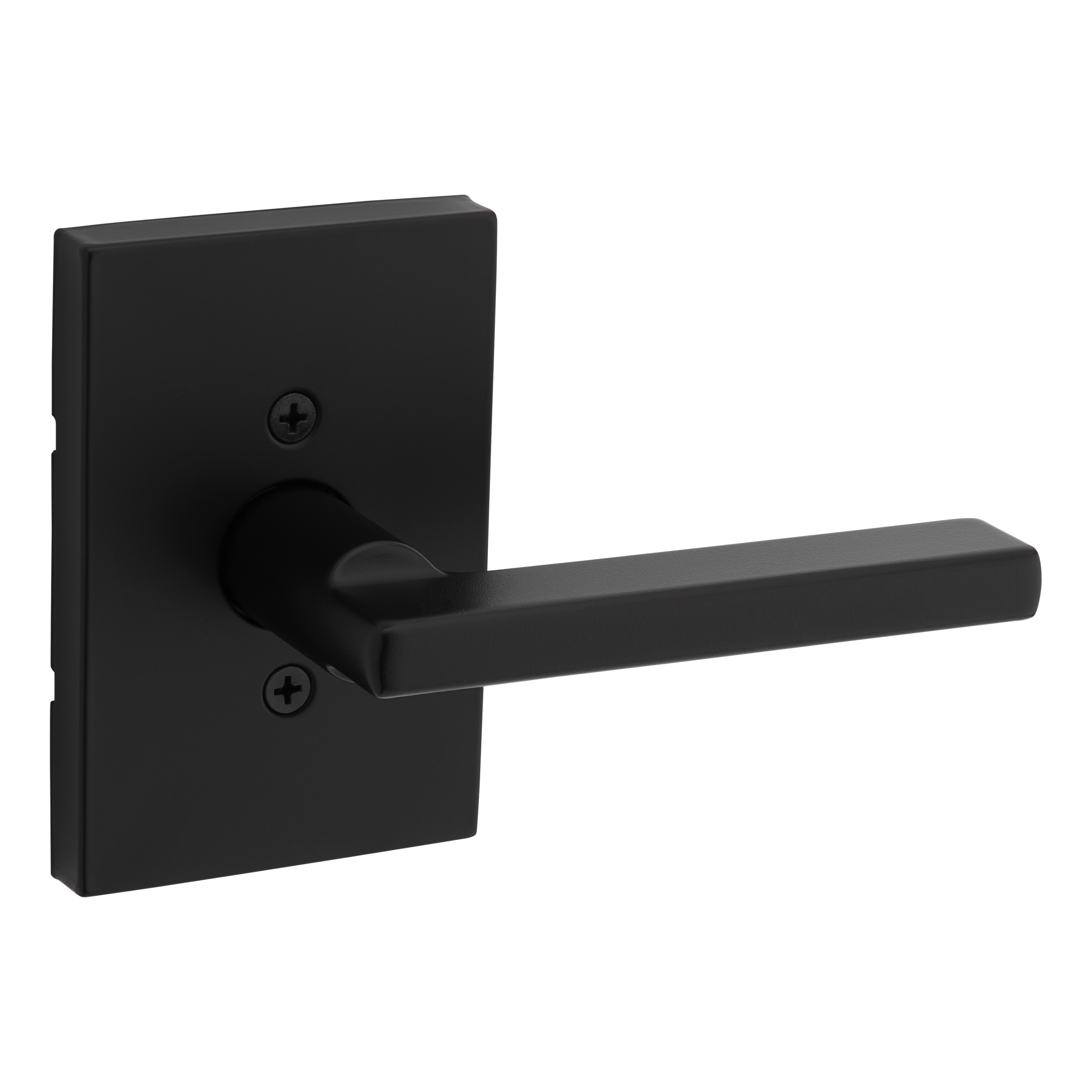 Kwikset Halifax Lever with Rectangular Rose Half Dummy Door Lock Kwikset