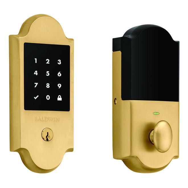 Baldwin Z-Wave Boulder Touchscreen Deadbolt with Schlage C Keyway Baldwin Estate