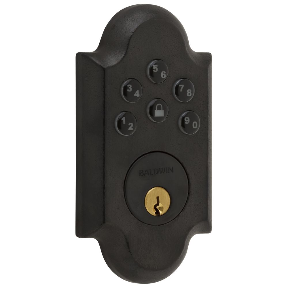 Baldwin Boulder Arched Keypad Entry Deadbolt - Batteries Not Included Baldwin Estate