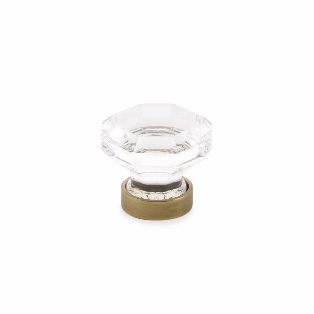 Emtek Old Town Clear 1-1/4" Cabinet Knob