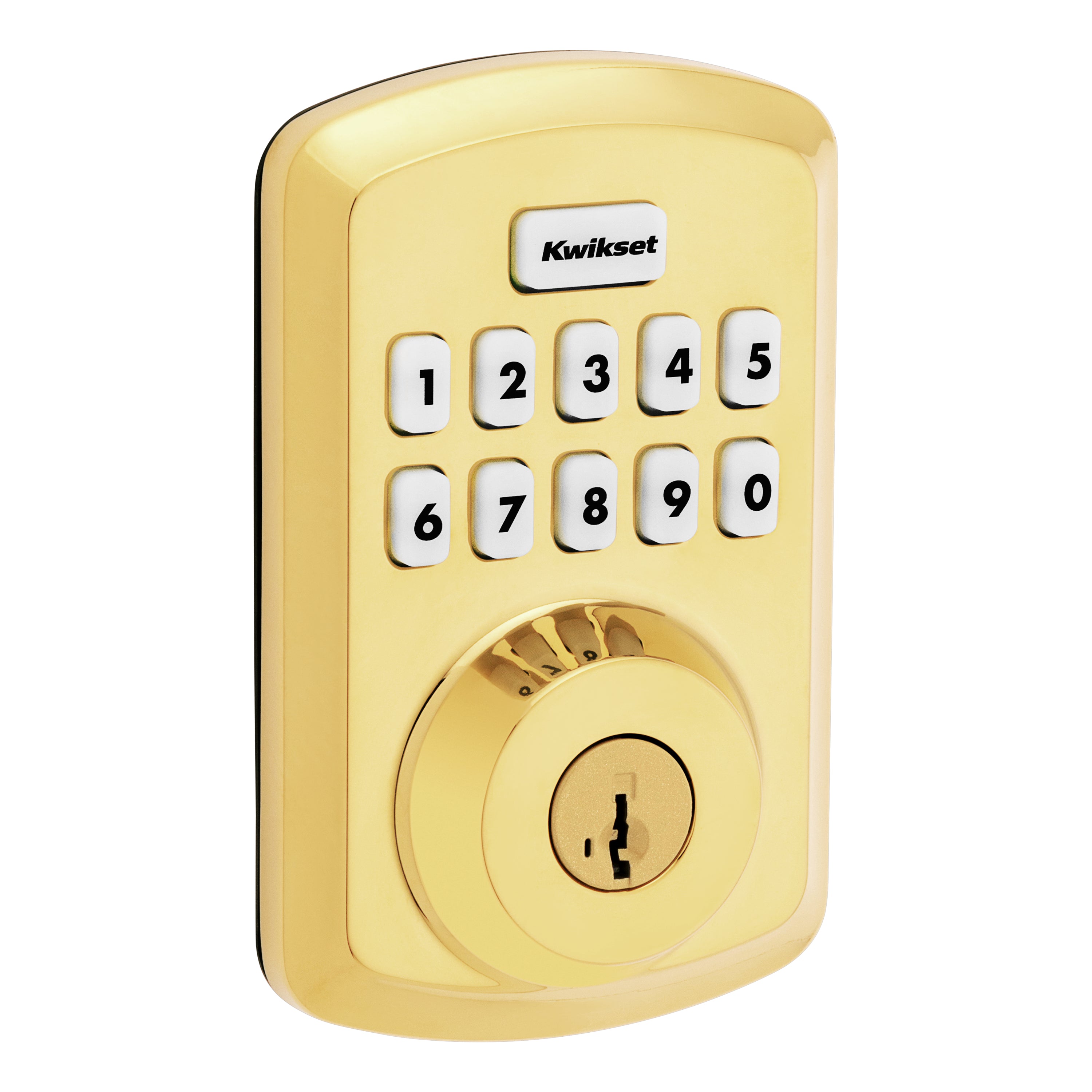 Kwikset Transitional Powerbolt 2 Electronic SmartCode Deadbolt SmartKey with 4AL Latch and RCS Strike Kwikset