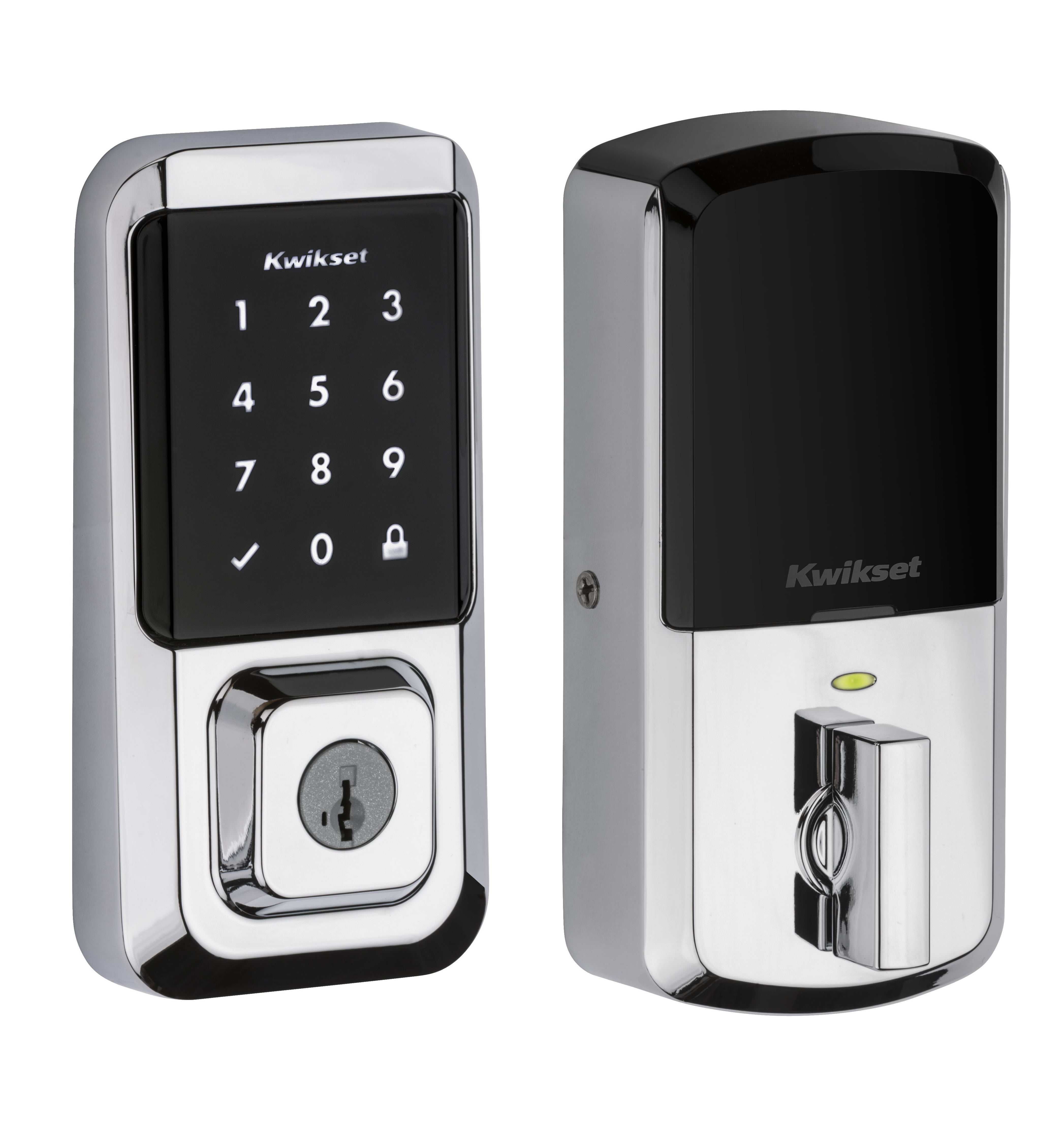 Kwikset Halo Wi-Fi Enabled Smart Lock Deadbolt with Touchscreen and SmartKey Backup Kwikset