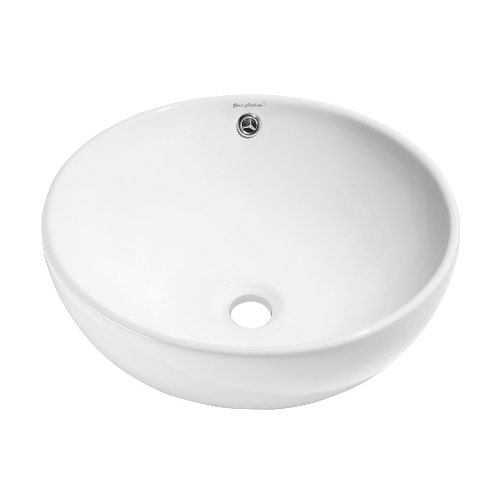 Swiss Madison Sublime 17” Round Vessel Sink