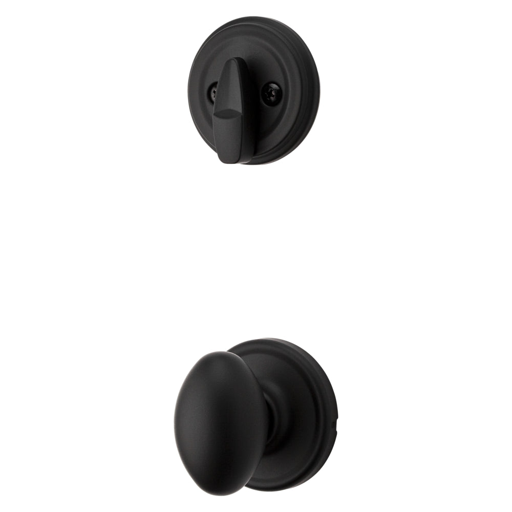 Kwikset Laurel Knob Interior Single Cylinder Handleset Trim for Both 800 and 687 Series Handlesets