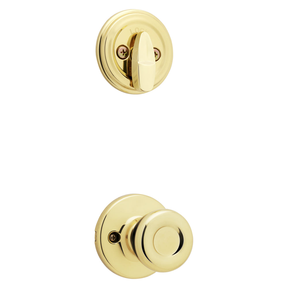 Kwikset Tylo Knob Interior Single Cylinder Handleset Trim for Both 800 and 687 Series Handlesets Kwikset