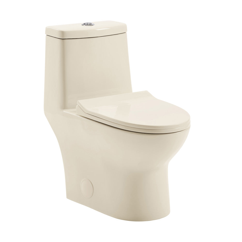 Swiss Madison Ivy One Piece Toilet Dual Vortex Flush 1.1/1.6 gpf