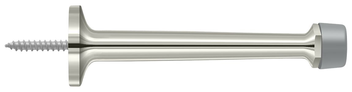 Deltana 4" Baseboard Door Bumper; Solid Brass; Deltana