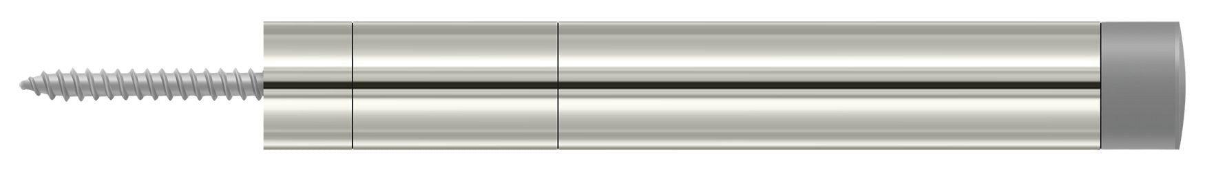 Deltana Extension Baseboard Door Bumper; Solid Brass; Deltana