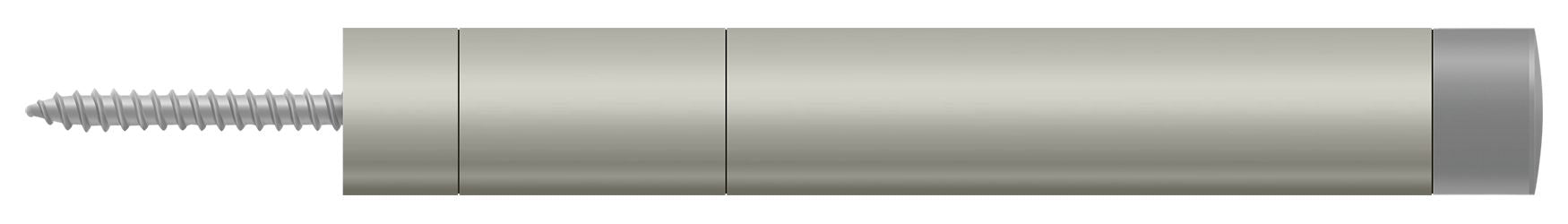 Deltana Extension Baseboard Door Bumper; Solid Brass; Deltana