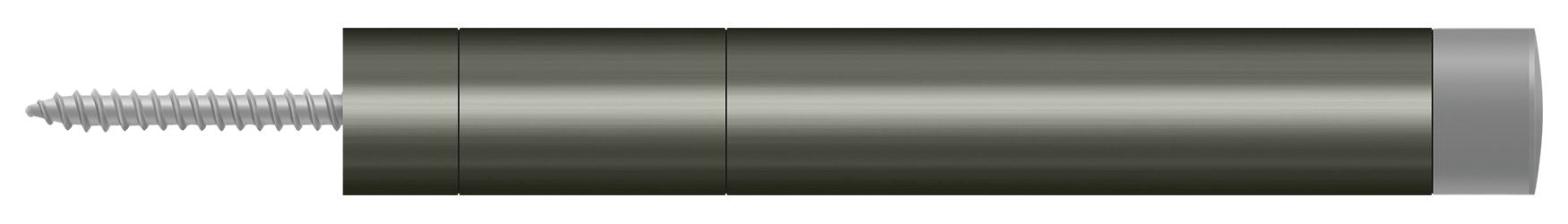 Deltana Extension Baseboard Door Bumper; Solid Brass; Deltana
