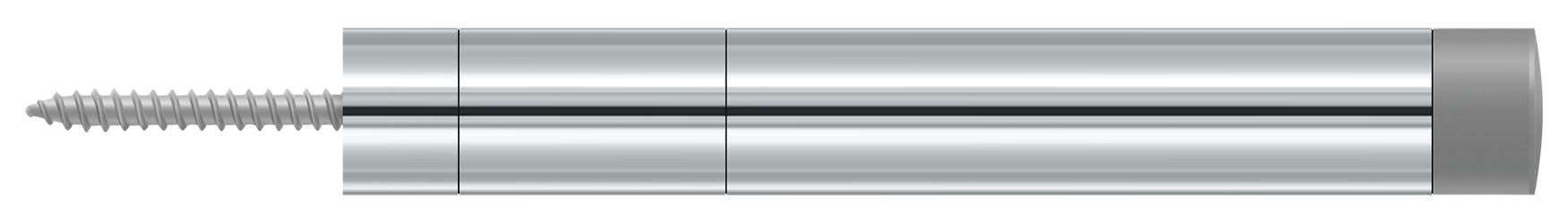 Deltana Extension Baseboard Door Bumper; Solid Brass; Deltana