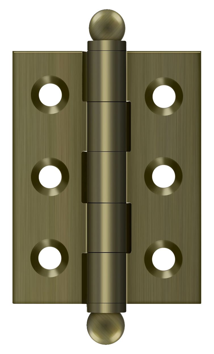 Deltana 2" x 1-1/2" Hinge; with Ball Tips; Deltana