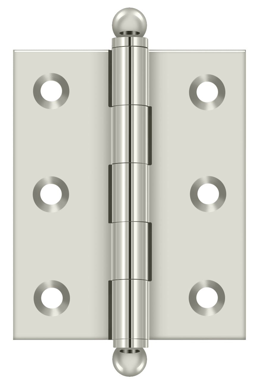 Deltana 2-1/2" x 2" Hinge; with Ball Tips; Deltana
