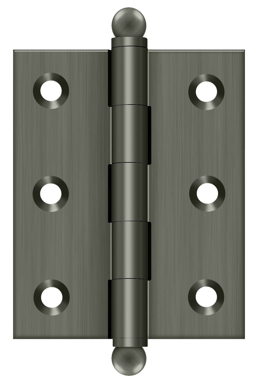 Deltana 2-1/2" x 2" Hinge; with Ball Tips; Deltana