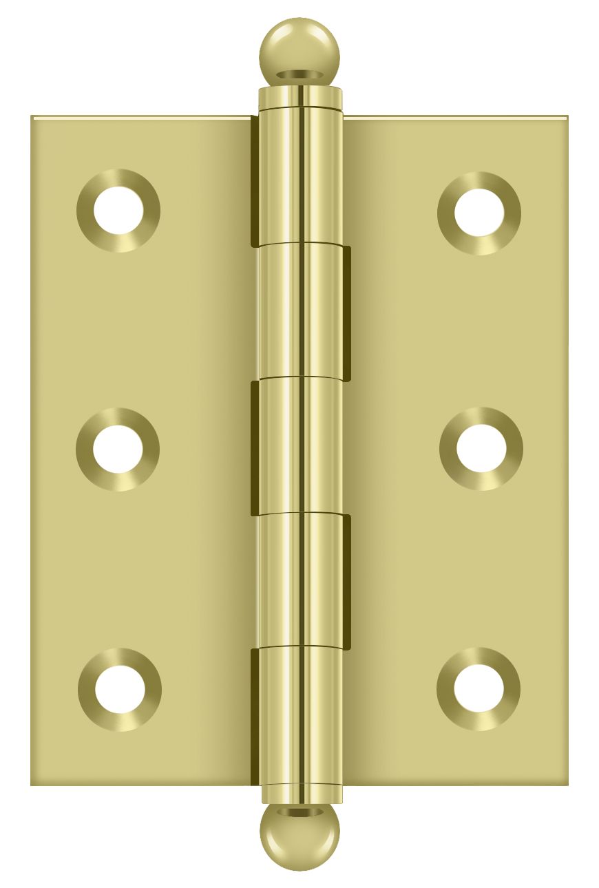 Deltana 2-1/2" x 2" Hinge; with Ball Tips; Deltana
