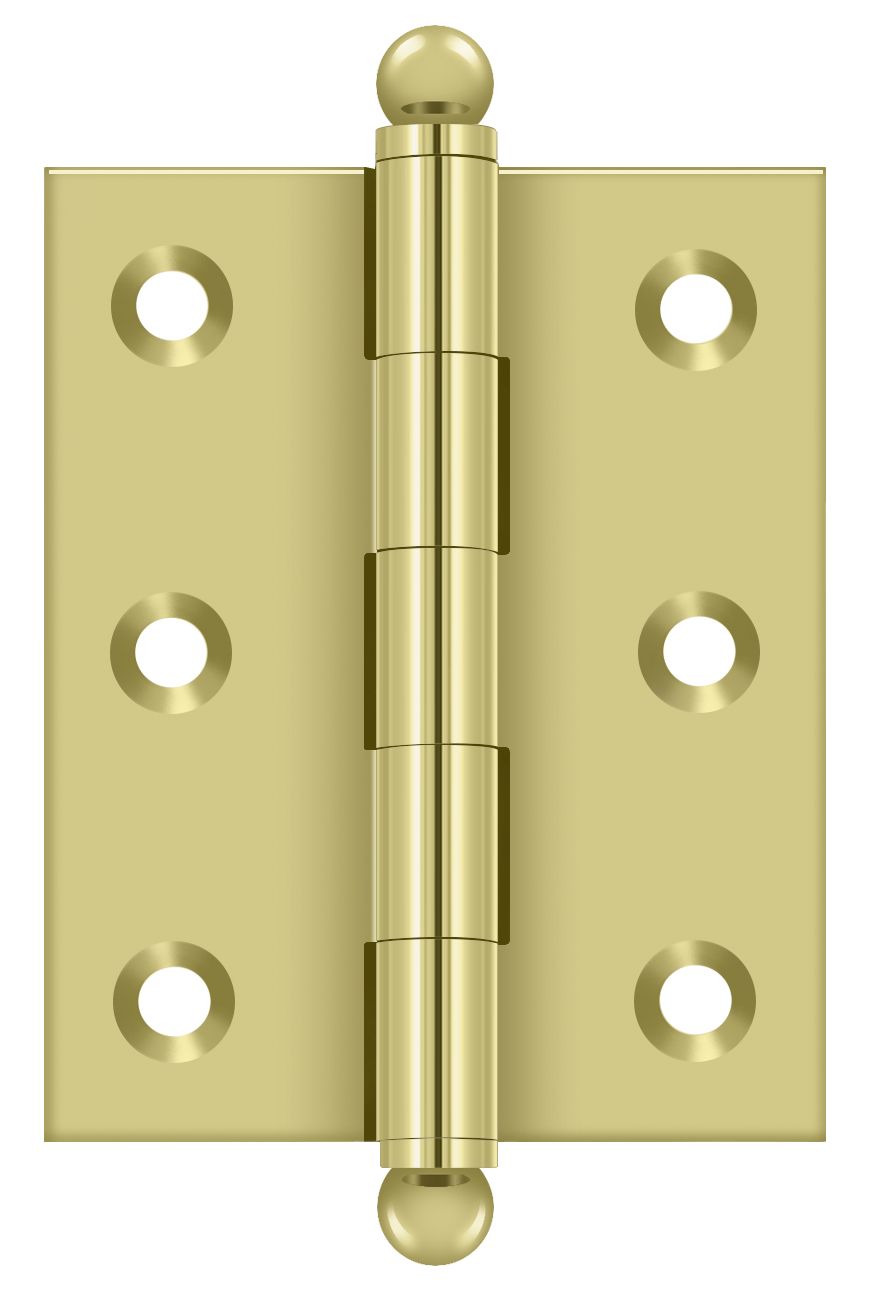 Deltana 2-1/2" x 2" Hinge; with Ball Tips; Deltana