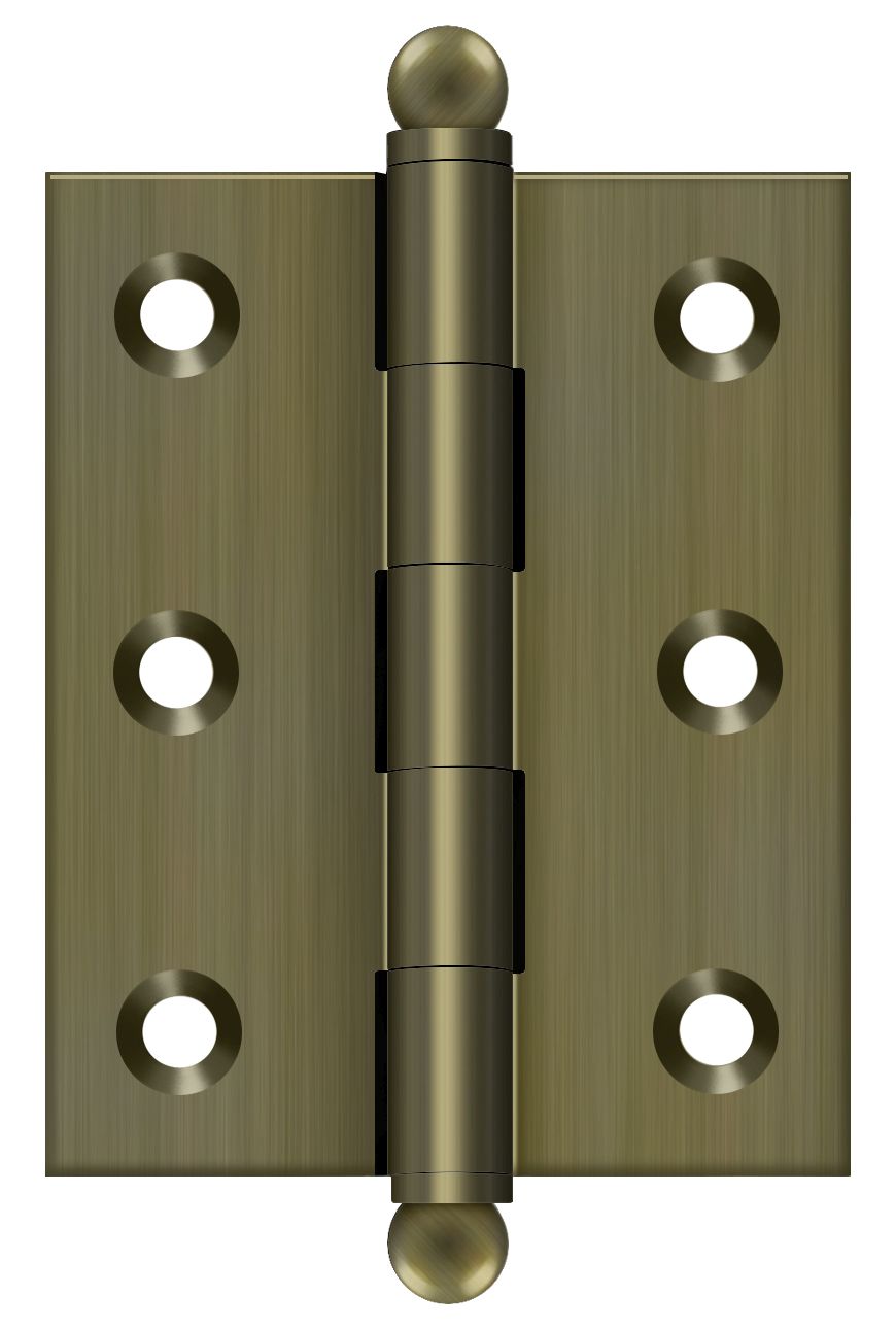 Deltana 2-1/2" x 2" Hinge; with Ball Tips; Deltana