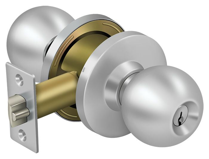 Deltana Commercial Store Room Standard Grade 2 Round Knob Lockset Deltana