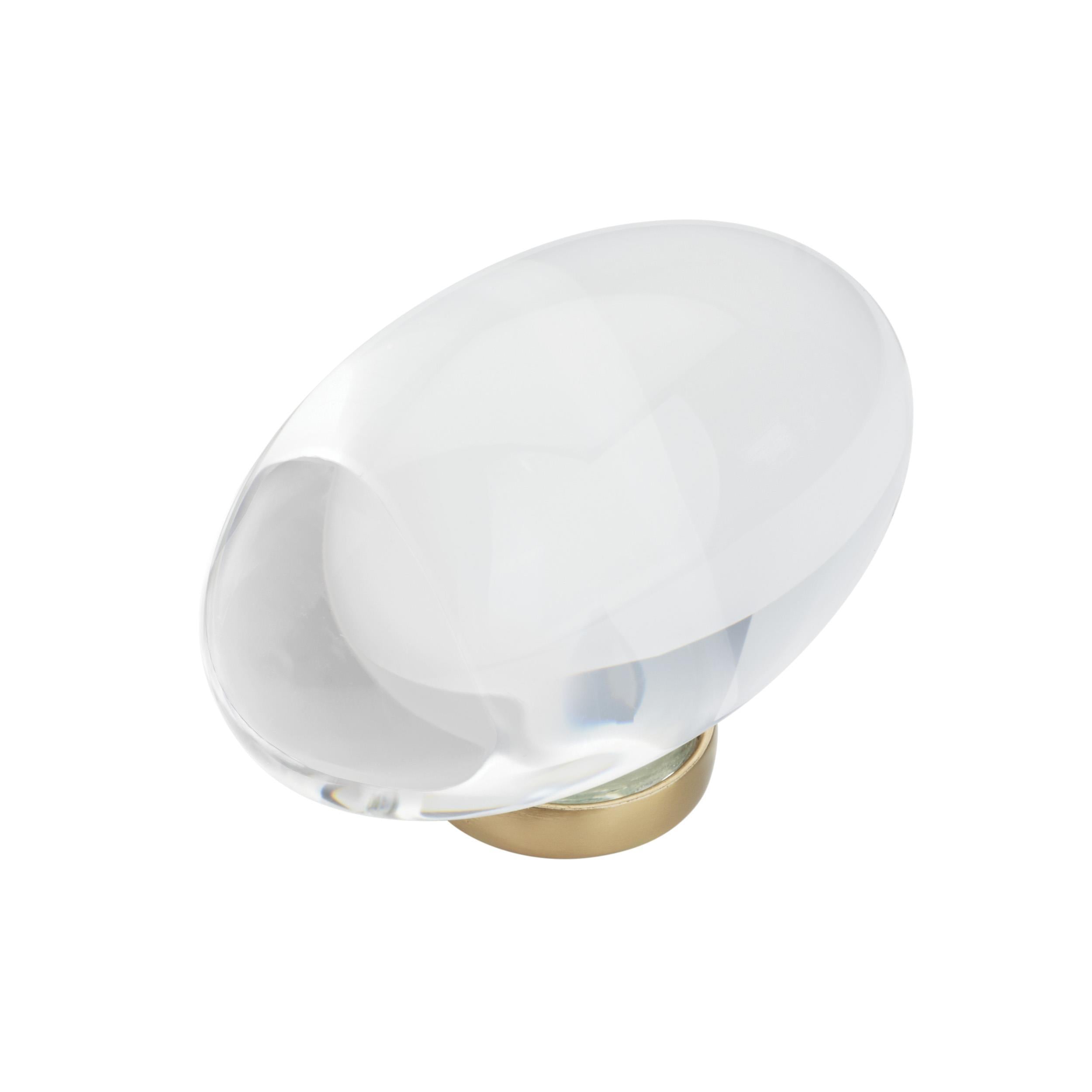 Amerock Glacio 1-3/4 in (44 mm) Length Knob - 36651 Amerock