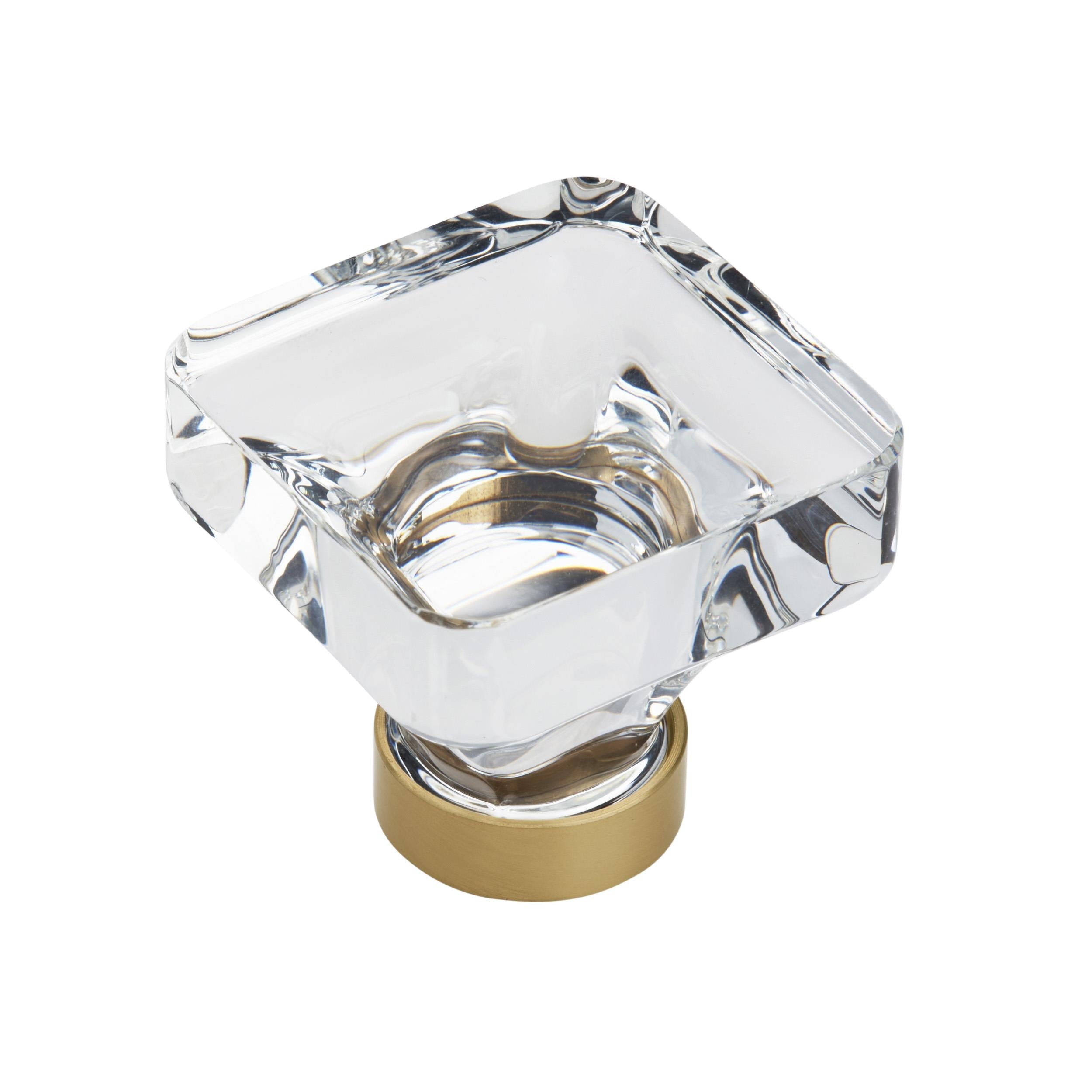 Amerock Glacio 1-3/8 in (35 mm) Length Knob - 36653 Amerock