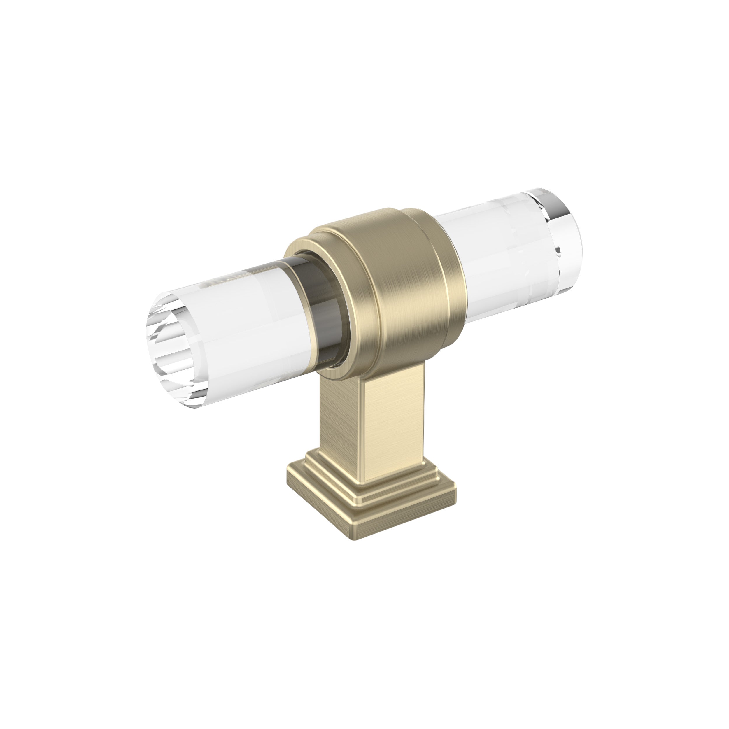 Amerock Glacio 2-1/8 inch (54mm) Length Knob - 36977 Amerock