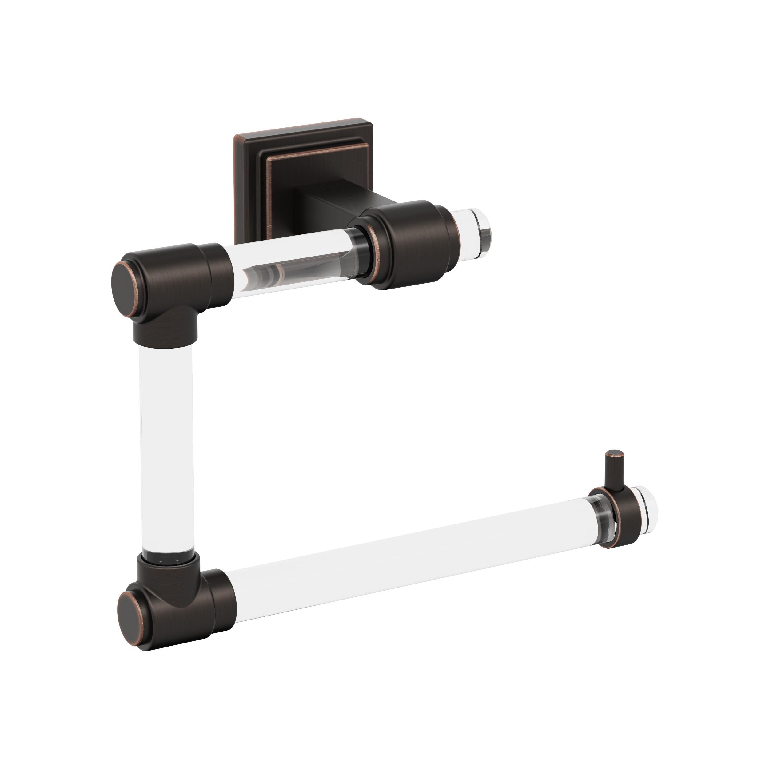 Amerock Glacio 5-7/16 inch (138mm) Width Towel Ring Amerock