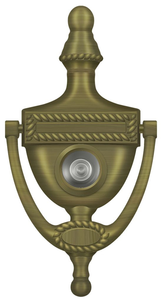Deltana Door Knocker-Viewer; Victorian Rope; Deltana