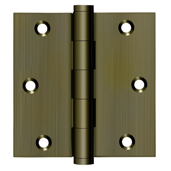 Deltana 3-1/2" x 3-1/2" Square Hinge; Residential; Deltana