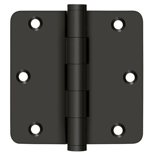 Deltana 3-1/2" x 3-1/2" x 1/4" Radius Hinge; Residential; Deltana
