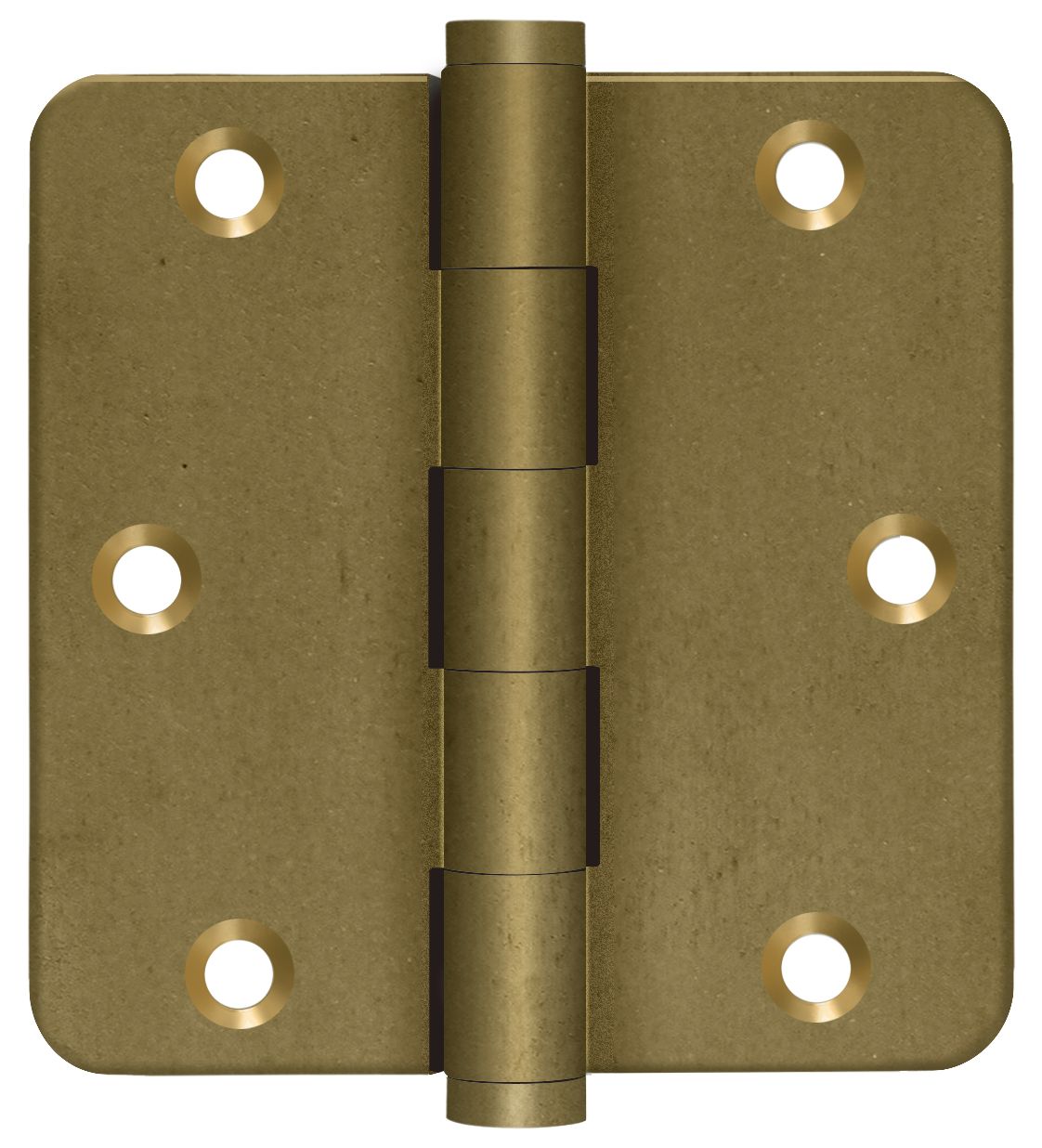 Deltana 3-1/2" x 3-1/2" x 1/4" Radius Hinge; Deltana
