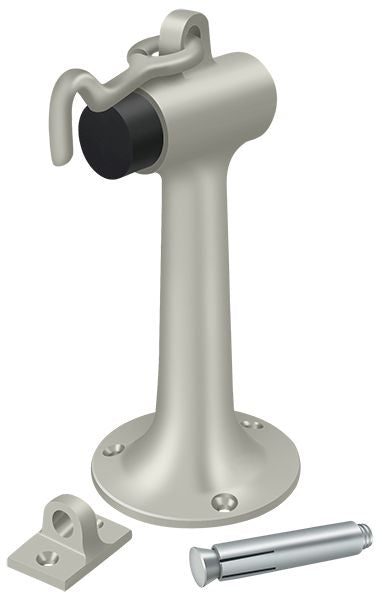 Deltan Floor Mount, 6" Bumper with Hook and Eye, Heavy Duty, Deltana