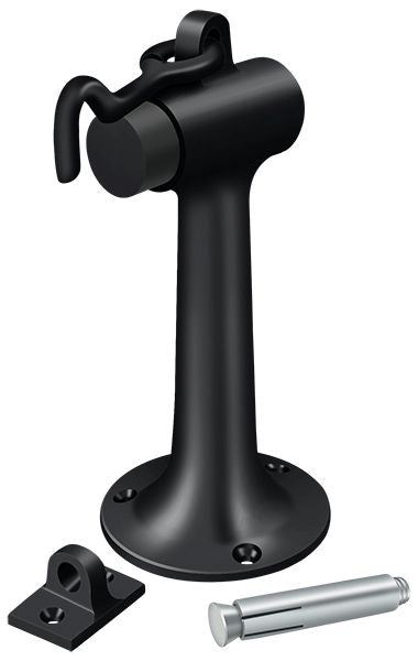 Deltan Floor Mount, 6" Bumper with Hook and Eye, Heavy Duty, Deltana