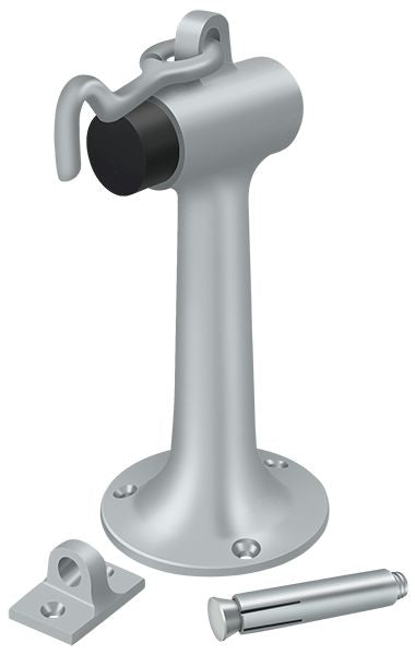 Deltan Floor Mount, 6" Bumper with Hook and Eye, Heavy Duty, Deltana