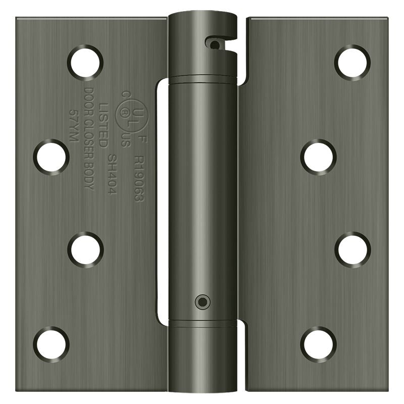 Deltana 4" x 4" Spring Hinge; Deltana