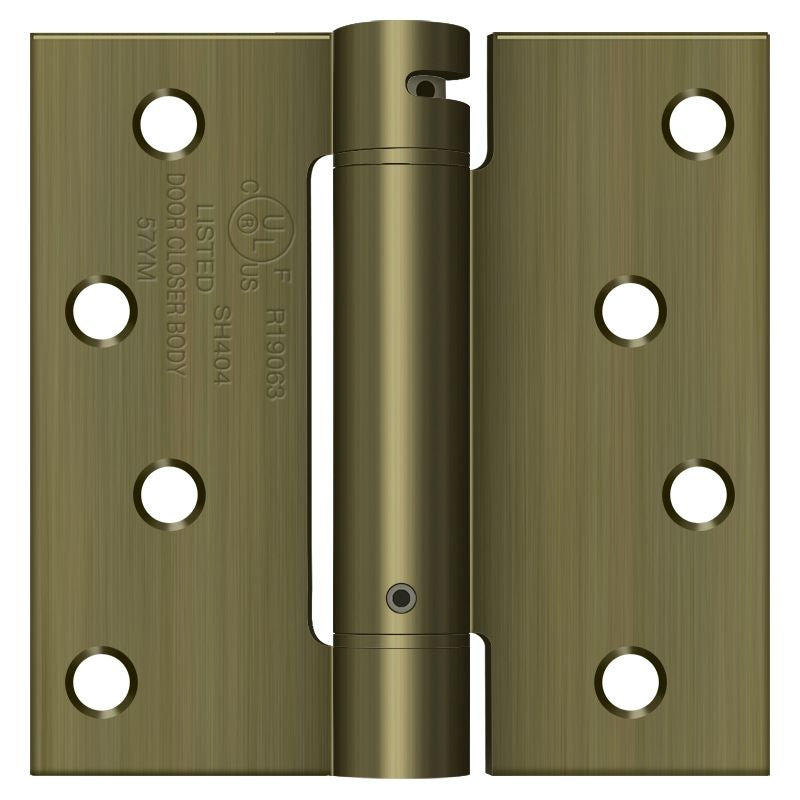 Deltana 4" x 4" Spring Hinge; Deltana
