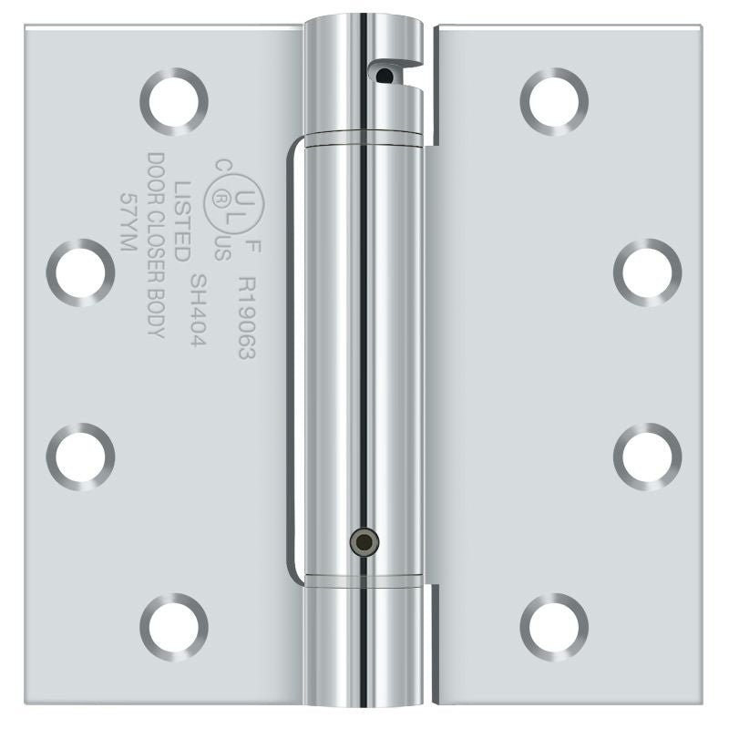 Deltana 4-1/2" x 4-1/2" Spring Hinge; Deltana