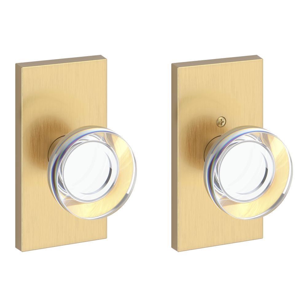 Baldwin Reserve Contemporary Crystal Knob Full Dummy Baldwin Reserve
