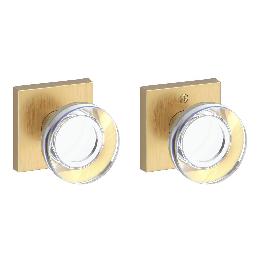Baldwin Reserve Contemporary Crystal Knob Full Dummy Baldwin Reserve