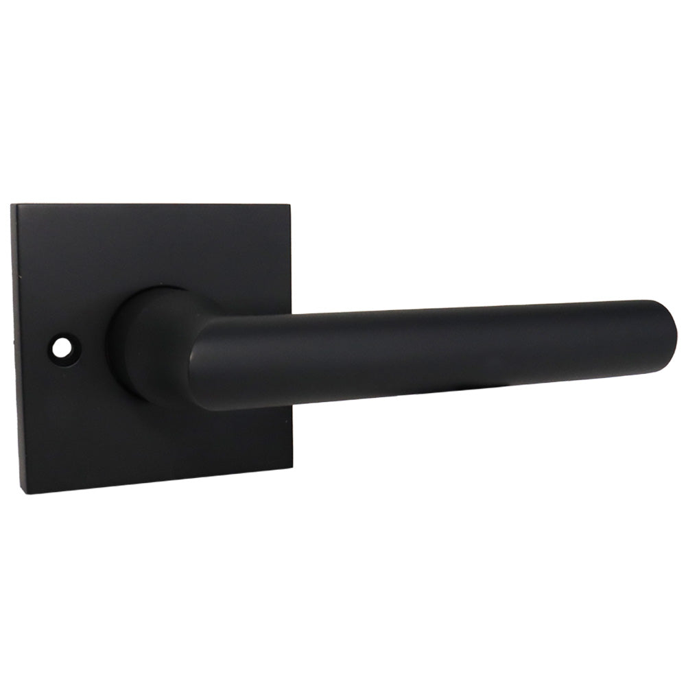 Baldwin Reserve Half Dummy Tube Lever and Contemporary 5" Rose Baldwin Reserve