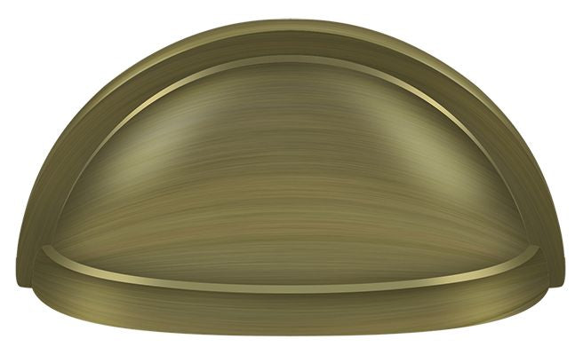 Deltana Oval Shell Handle Pull 3-1/2"; Deltana