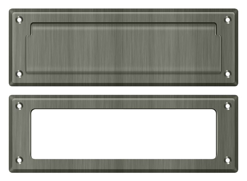 Deltana Mail Slot 8-7/8" with Interior Frame; Deltana